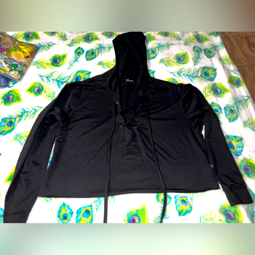 Express long sleeve crop top